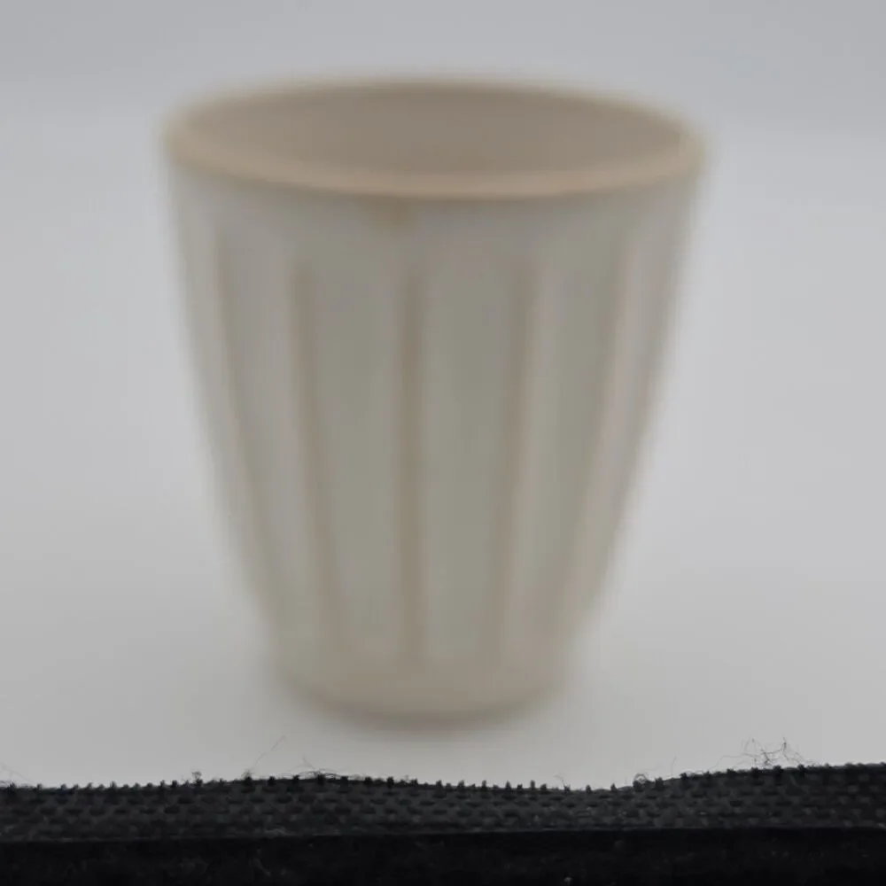 Sango Bistro Cream Coffee Mug Fluted Stoneware Discontinued Replacement